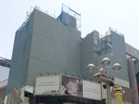 東京都渋谷区センター街内ビル解体工事